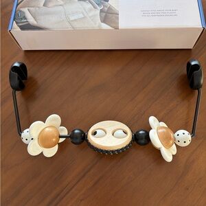 BabyBjorn Wooden Toy Bar - Black, White, Brown